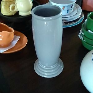 Fiesta Gray Millennium III vase